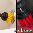 thumbnail image 2 of Cleaning Supplies - Drill Brush - Grout Cleaner - 2-inch Long Bristle Spin Brush Set - Bird Bath - Gnome - Scrubber - Bathroom Accessories - Shower Curtain - Bath Mat - Shower Cleaner - Rust - Calcium, 2 of 7