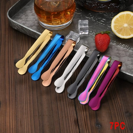 

〖TOTO〗Cooking Utensils Sugar Steel Clips Clips Ice 7 Clipsused Stainless Coffee For Tea Kitchen Kitchen，Dining & Bar