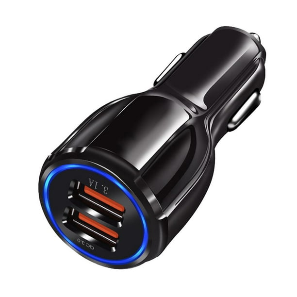 VONKY Usb Car Charger QC 3.0 5V 3.1A Universal Dual Usb Quick Mobile Phone Car Charging Adapter for Samsung