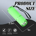 thumbnail image 4 of HIBIBUD Green 9 LED UV Blacklight Keychain,Battery Powered for Nails,Currency&Detection, 4 of 7