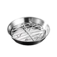 thumbnail image 2 of simhoa Roasting Pan and Rack Set BBQ Grilling Topper for Veggies Vegetable Barbecue 12cm, 2 of 8