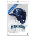 thumbnail image 3 of MLB Seattle Mariners - Drip Helmet 22 Wall Poster with Magnetic Frame, 22.375" x 34", 3 of 5
