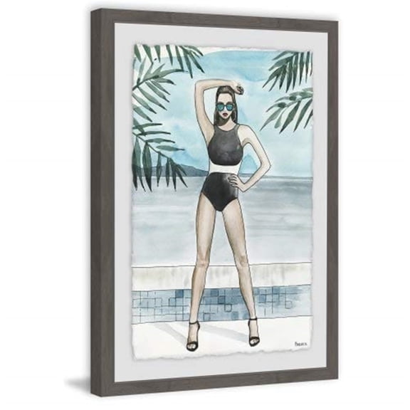 Summer Fashion Nova II Framed Painting Print