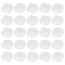 SEWCHICS Transparent Plastic Embroidery Floss Organizer Craft Storage Box for Jewelry and Small Items 25 Pcs