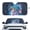 3D Turtle Flower, variant on Garronmavis Galaxy Print Sun Visor Protector for Sedans Truck Vans Mid SUV Reflective Polyester Windshield Cover Sun Shade Blocks Harmful UV Rays Damage Keeps Vehicle Cool 66.5 x 34.5 inches