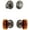 Antique Pewter, variant on Grandeur 828685 Georgetown Solid Brass Single Cylinder Keyed Entry Knobset And Deadbolt