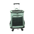 thumbnail image 3 of Mochila transportadora con ruedas para mascotas Fernando Verde, 3 of 8