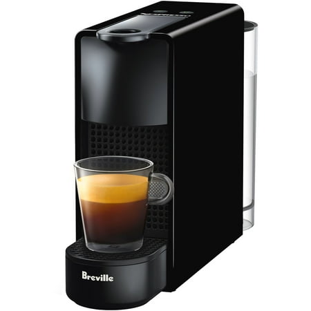 Nespresso - Essenza Mini Black by Breville with Aeroccino3 - Piano Black