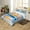 Orange Blue, variant on Erosebridal Seashell Duvet Cover King, Kawaii Starfish Bedding Sets King Size, Ocean Beach Decor, Reversible(No Comforter)