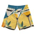 thumbnail image 7 of FORMRS Boys Swim Trunks Quick Dry Mesh Liner Boardshorts Sizes XS-XL, Yellow Glasses, 7 of 7