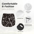 thumbnail image 4 of Bixox Women's Wine Seamless pattern 2 in 1 Running Shorts - Lightweight Athletic Workout Gym Yoga Shorts Liner with Pockets - Small, 4 of 7