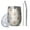 Beige Highland Cow-1, variant on 12oz Stemless Wine Tumblers White Buffalo Skull Flower Arrow Pattern Vacuum Insulated Stainless Steel Travel Tumbler Cups Mug with Lid and Straw for Champaign,Cocktail,Beer with Cleaning Brush
