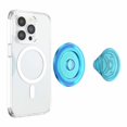 thumbnail image 3 of PopSockets PopGrip pour MagSafe Rond avec Anneau Adaptateur Translucent Electric Bleu, 3 of 5