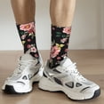 thumbnail image 6 of Vsdgher Rose Flowers Crew Socks for Men & Women, Breathable Casual Athletic Ankle Socks, 6 of 6
