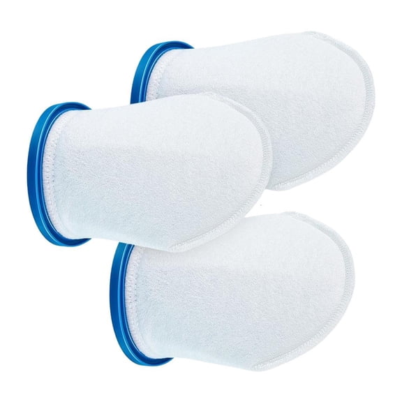 3Pieces Professional Multilayer Pool Filter Bags Easy Installation Replacement Filtering Bag Suitable for Pool Vacuums