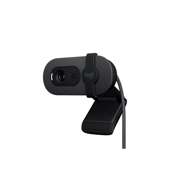Logitech BRIO 100 Webcam - 2 Megapixel - 30 fps - Graphite - USB Type A - 1920 x 1080 Video - Fixed Focus - 58° Angle - Microphone - Windows, macOS