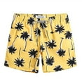 thumbnail image 3 of Shorts pour Hommes Printemps Été Shorts Bermuda Sport Décontracté Jaune L, 3 of 3