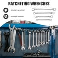 thumbnail image 3 of HEALEEP 4Pcs Double End Wrench Silver - Flexible Hand Tool for Car Emergency, 3 of 8