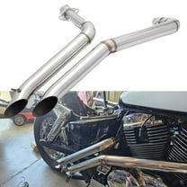 Exhaust Muffler Pipes For Honda VT1100C Spirit 1997-2007 VT1100C2 American Classic Edition (ACE)1995-1999 VT1100C2 Sabre 2000-2007 VT1100C3 Aero 1998-2002 VT1100T ACE Tourer 1998-2001
