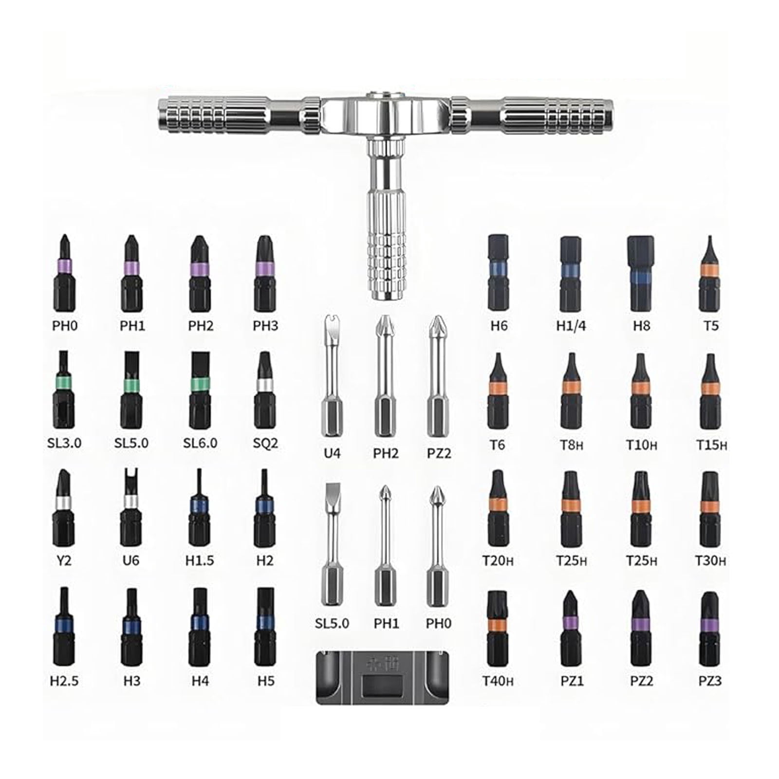 2025 New Preliminark Screwdriver, 40 in 1 Preliminark Screwdriver Set, 40 in 1 Diy Screwdriver, 24 In 1 Magnetic Ratchet Screwdriver Set For All Tasks