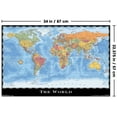 thumbnail image 2 of Map - World Wall Poster, 22.375" x 34", 2 of 4