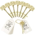 thumbnail image 1 of Abrebotellas con diseño de esqueleto clásico, 10 Uds., con etiqueta de acompañante y llaveros, regalo de boda o recuerdo, 1 of 3