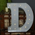 thumbnail image 2 of Efavormart 2 FT | Vintage Metal Marquee Letter Lights Cordless With 16 Warm White LED - D, 2 of 11