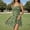 Green, variant on Elegant Everyday Flowy A-Line Tennis Midi Dress with Soft Chiffon and Empire Waist for Daily Resort Wear Black S