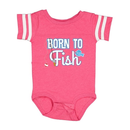 

Inktastic Born to Fish Go Fishing Gift Baby Boy or Baby Girl Bodysuit