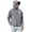 Gray, variant on Men's Summer Solid Color Long Sleeve Sun Protection Jacket Face Cover Detachable Hood Pockets Silver M