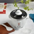 thumbnail image 6 of Denmark Electric 4 Cup Rice Cooker with Glass Lid, Rice Paddle, Measuring Cup, and Nonstick Removable Inner Pot, White, 6 of 10