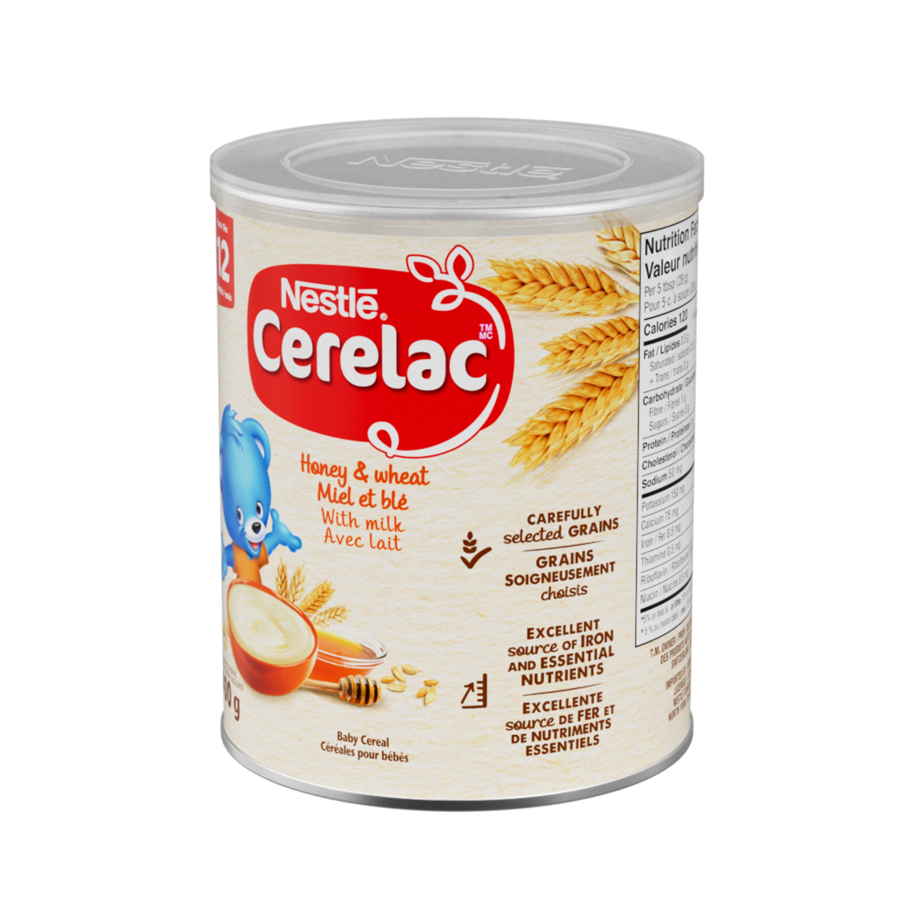 CERELAC Honey & Wheat With Milk Baby Cereal, Nutritious, Iron-Rich