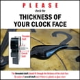 thumbnail image 3 of National Artcraft Clock Movement Kit with Takane Quartz Mechanism - Fits Clock Face Thickness Up to 5/16", 3 of 3