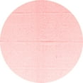 thumbnail image 1 of Ahgly Company Indoor Round Solid Red Modern Area Rugs, 4' Round, 1 of 4