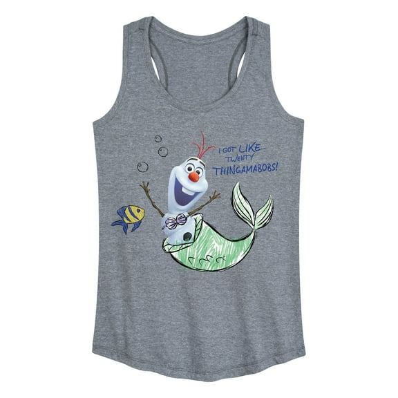 Frozen - Olaf Presents - Olaf Ariel - Women's Racerback Tank Top