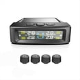 thumbnail image 3 of de Monitoreo de Presión de Neumáticos TPMS Solar con 4 Sensores Externos y Advertencia de Temperatura y Ahorro Combustible Monitor de Presión de Neumáticos de Automóvil B, 3 of 5