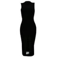 thumbnail image 3 of Lovelywholesale Women's Round Neck Ripped Bodycon Dress, 3 of 4