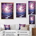 thumbnail image 4 of Designart "Amethyst Riverbed Oaks" Tree Oak Floater Framed Wall Art Prints, 4 of 5