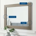 thumbnail image 5 of Modway Merritt Mirror in Oak, 5 of 5