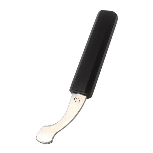 Plegadora de bordes de cuero, herramienta para plegado de bordes de cuero, dispositivo para bordes de ranuras poco profundas para 15 mm