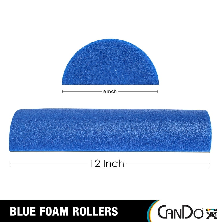 CanDo Foam Roller - Blue PE foam - 6 CanDo Foam Roller - Blue PE foam - 6