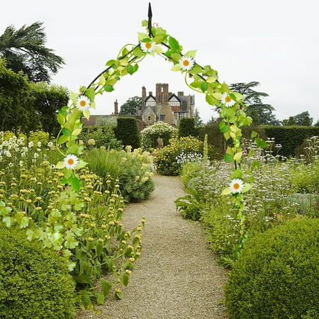 8 4 High X 7 Wide Steel Garden Arch Rose Arbor Climbing Plant Canada Rose Arbor Climbing Plant Garden, How To Anchor Metal Garden Arch