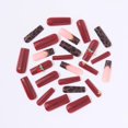 thumbnail image 3 of Presiona las uñas BABALAL, largas, cuadradas, marrones, color rojo tortuga, 24 unidades, 3 of 8