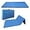 Blue, variant on GJWL 10x4 Feet 4-Panel Folding Gymnastics Mat – 2-Inch Thick Pad with Vinyl Surface and Carrying Handles for Tumbling, Yoga, Pilates, Home Workouts, and Martial Arts