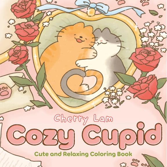 Cozy Cupid: Cute and Relaxing Coloring Book, (Paperback)