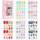 thumbnail image 1 of Douborq 15 estilos 120 piezas de piezas de uñas para niños y juego de piezas de uñas postizas, 1 of 5