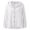 White, variant on Yuncity Linen Clothes For Women Versatile Comfy Hooded Cardigan With Buttons Latest Arrival Casual Loose Fit Long Sleeves Solid Colors M-2Xl