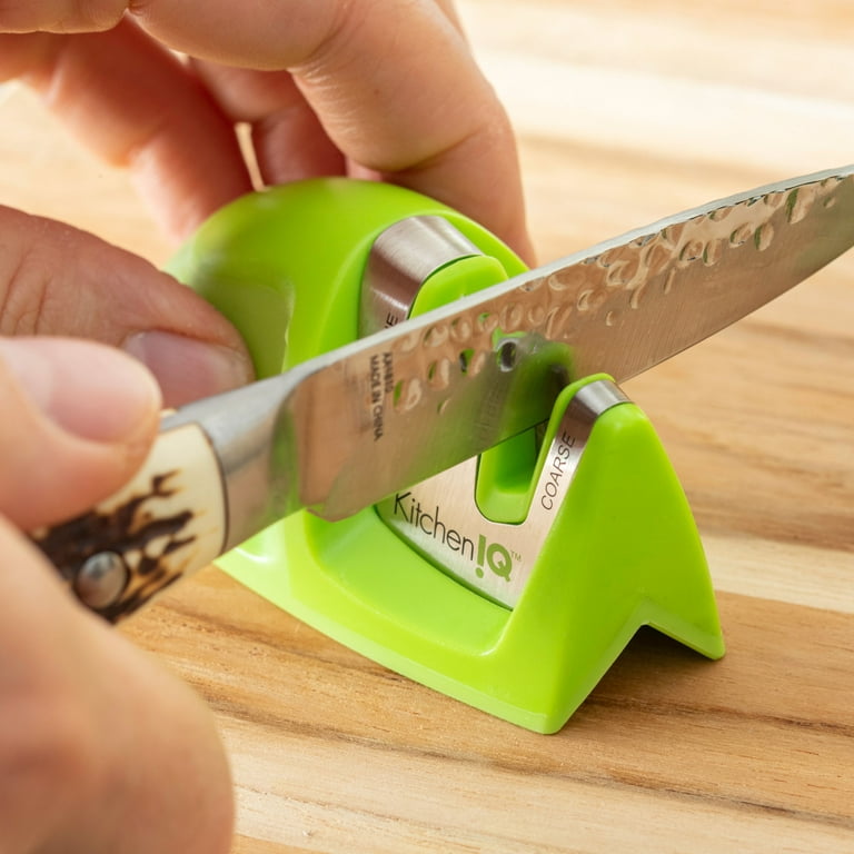 The KitchenIQ Knife Sharpener Will Make Dull Knives Sharp Again
