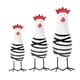 thumbnail image 1 of Juego De Pollo Tallado De Madera De Estilo Mediterráneo, 3 Uds., Figurita Coleccionable, Escaparate, Figurita De Pollo, Adornos Pintados A Mano sonducket HA029514-00, 1 of 6