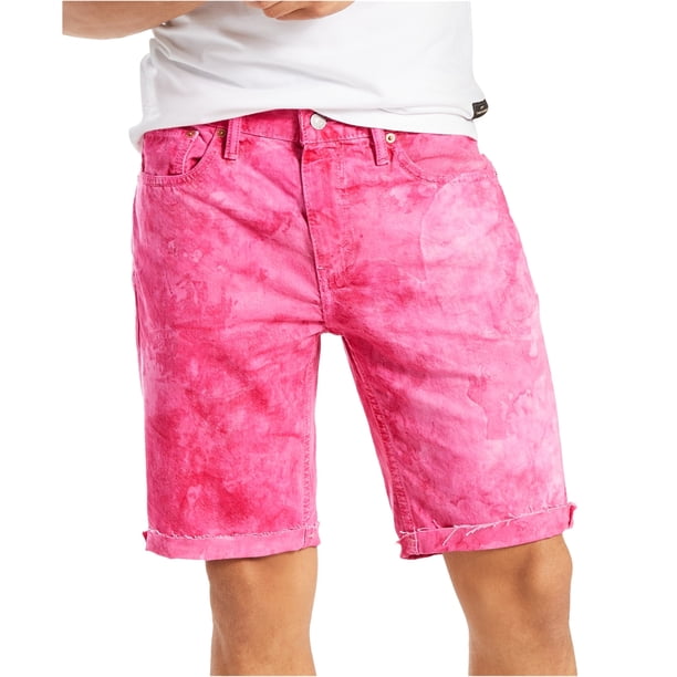 Levi's 511 Cutoff Casual Denim Shorts para hombre, rosa, 33 Levis